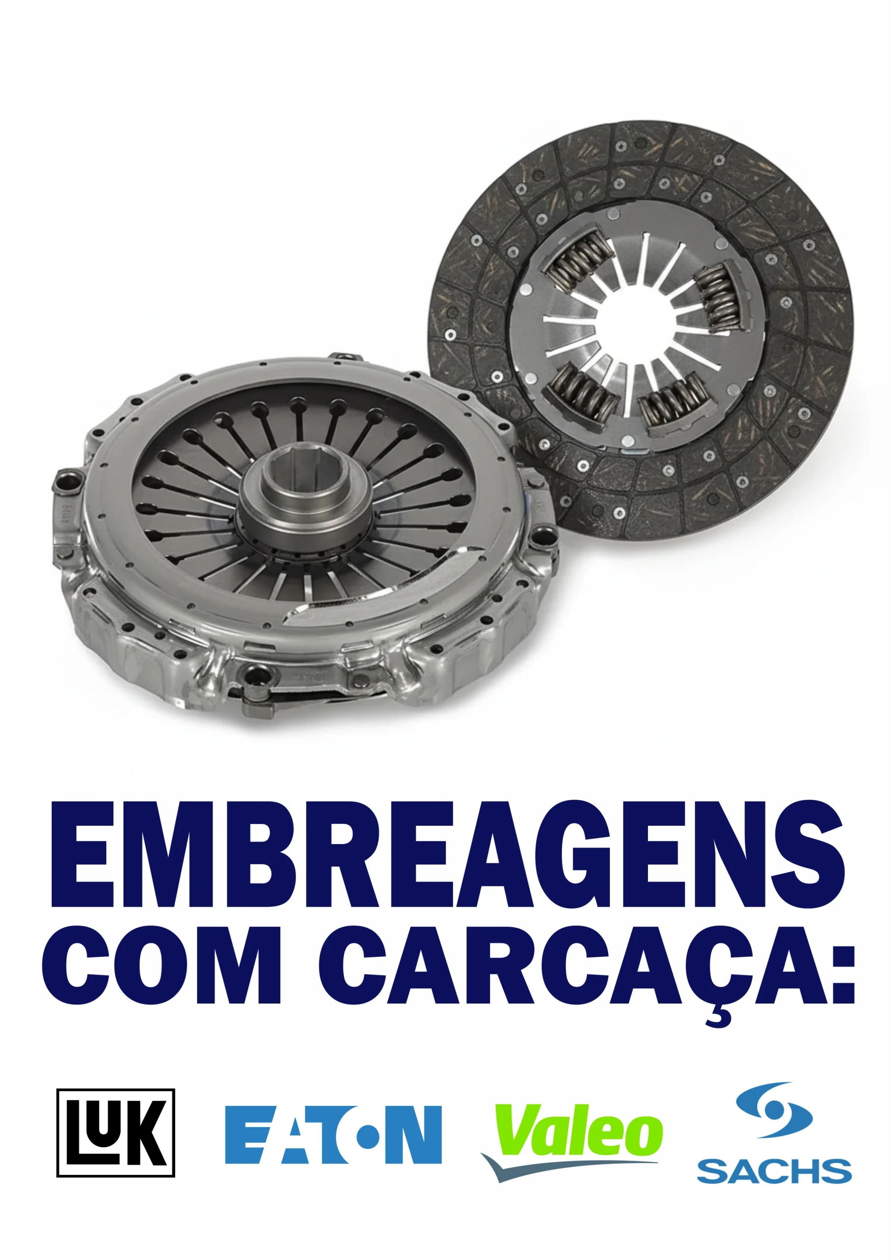 Embreagem com carcaça
