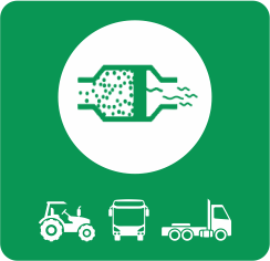 Filtro de partículas serviço